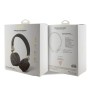 Auriculares Guess Bluetooth Marrón 4G | Diseño Circular y Lujoso