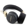Auriculares Guess Bluetooth Gris Oscuro 4G | Diseño Circular y Lujoso