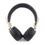 Auriculares Guess Bluetooth Gris Oscuro 4G | Diseño Circular y Lujoso