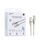 Cable de Red Ethernet Cat.6 – 10 Metros, 1Gbps / 250MHz con Estructura Cross Skeleton color Blanco