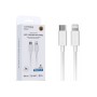 Cable de Carga Rápida y Datos USB-C a Serie IPX, PD 30W 1Metro color Blanco