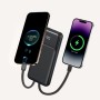 Power Bank 10000mAh Wephone WF07 | 22.5W con Cables Integrados