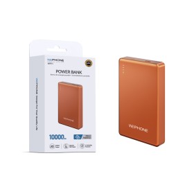 Power Bank Magnético 10000mAh – Cuerpo de Metal, Carga Inalámbrica 15W y Salida PD 20W color Naranja