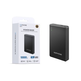 Power Bank Magnético 10000mAh – Cuerpo de Metal, Carga Inalámbrica 15W y Salida PD 20W color Negro