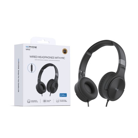 Auriculares de Diadema con Micrófono Conector Jack 3.5mm y Altavoces de 30mm