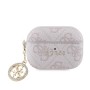 Funda Guess AirPods Pro / Pro 2 Rosa | 4G Logo y Colgante Strass