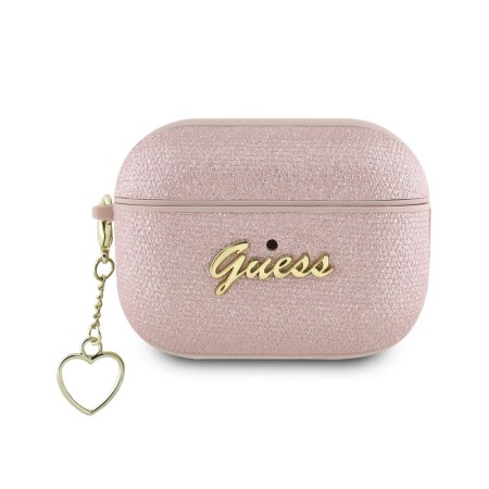 Funda Guess para AirPods Pro 2 con Colgante de Corazón – Rosa