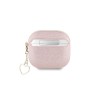 Funda Guess AirPods 4 Rosa | Metallic Script Heart Charm
