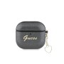 Funda Guess para AirPods 4 con Colgante de Corazón – Negro