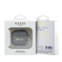 Funda Guess AirPods 4 Negro | Metallic Script Heart Charm