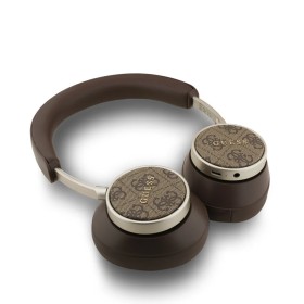 Auriculares Guess Bluetooth Marrón | 4G Classic Logo | 45h Batería