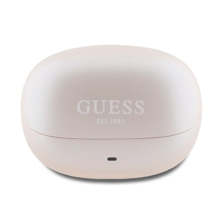 Auriculares Guess TWS Rosa | Cancelación Ruido ANC & ENC | Bluetooth 5.3
