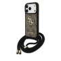 Funda Guess Crossbody para iPhone 17 Pro – Colección 4G Big Logo con Cordón Ajustable – Marrón
