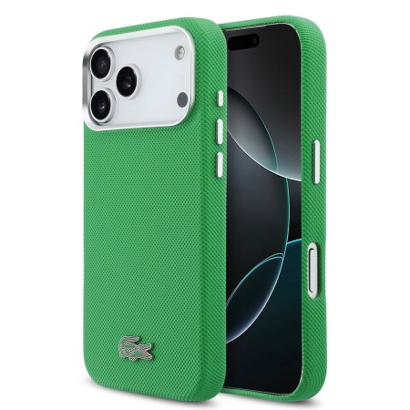 Funda Lacoste Premium para iPhone 17 Pro – Estragon Green