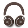 Auriculares Guess Bluetooth Marrón Saffiano | Cancelación Ruido ENC