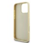 Funda Guess iPhone 16 Pro Dorado Glitter | Big 4G Logo Dorado