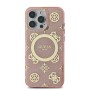 Funda Guess para iPhone 16 Pro Max – Peony on 4G – Rosa MagSafe