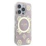 Funda Guess iPhone 16 Pro Rosa MagSafe | Peony 4G Pattern