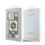 Funda Guess iPhone 16 Pro Marrón MagSafe | Peony 4G Pattern