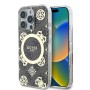 Funda Guess iPhone 16 Pro Marrón MagSafe | Peony 4G Pattern