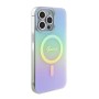 Funda Guess iPhone 15 Pro Max Turquesa MagSafe | Iridescent Case