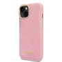 Funda Guess iPhone 14/13 Rosa Croco | Botones Metálicos
