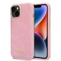 Funda Guess iPhone 14/13 Rosa Croco | Botones Metálicos
