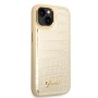 Funda Guess iPhone 14/13 Dorado Croco | Botones Metálicos
