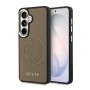 Funda Guess Galaxy S26 Marrón MagSafe | Logo 4G Perforado