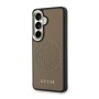 Funda Guess Galaxy S26 Marrón MagSafe | Logo 4G Perforado