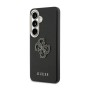 Funda Guess Galaxy S26 Negro | Textura Granulada y Logo 4G