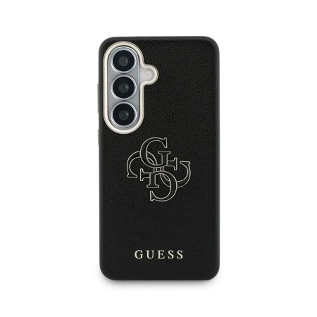 Funda Guess para Samsung Galaxy S26 – Colección Grained con Logotipo Big 4G – Negro