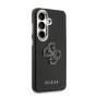 Funda Guess Galaxy S26 Negro | Textura Granulada y Logo 4G