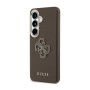 Funda Guess Galaxy S26 Marrón | Textura Granulada y Logo 4G