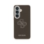 Funda Guess para Samsung Galaxy S26 – Colección Grained con Logotipo Big 4G – Marrón