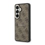 Funda Guess Galaxy S26 Marrón MagSafe | Logo 4G y Bordes Oro