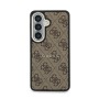 Funda Guess Galaxy S26 Marrón MagSafe | Logo 4G y Bordes Oro