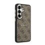 Funda Guess Galaxy S26 Marrón MagSafe | Logo 4G y Bordes Oro