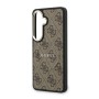 Funda Guess Galaxy S26 Marrón MagSafe | Logo 4G y Bordes Oro