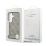 Funda Guess Galaxy S26 Marrón MagSafe | Logo 4G y Bordes Oro