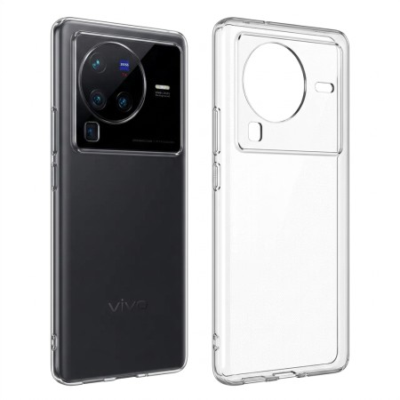 Vivo X80 PRO Funda de Gel TPU Transparente 1.5mm ALTA CALIDAD