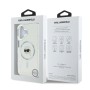 Funda Karl Lagerfeld iPhone 16 Blanca MagSafe | IML Metal Karl Head