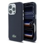 Funda Lacoste iPhone 16 Pro Azul Marino | MagSafe y Petit Piqué