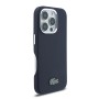 Funda Lacoste iPhone 16 Pro Azul Marino | MagSafe y Petit Piqué