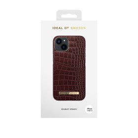 Funda Premium Ideal of Sweden para iPhone 14 y 13 - Scarlet Croco