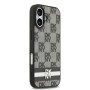 Funda DKNY para iPhone 17 Patrón de Cuadros Negra | Mayorista Oficial