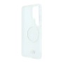 Funda Lacoste Premium para Samsung Galaxy S26 Ultra – Transparente Mate con Borde Dorado y MagSafe