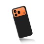 Carcasa de silicona Liquida para Honor 600 Pro de goma suave color Negro