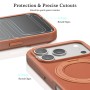 iPhone 17 Pro Funda Puloka Cuero Magnética Business con Soporte 360° | iPhone