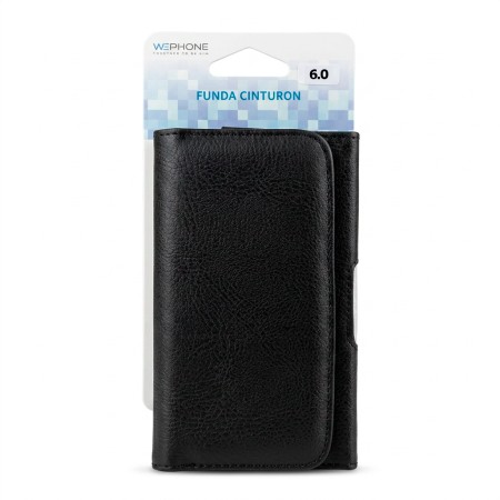Funda de Cinturón para Móvil 6.0" Negra